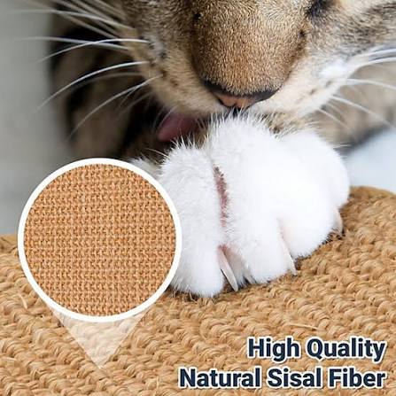 Cat Scratcher Sisal Mat Board Cat Scratch for Sharpen Nails Scraper Cats Tree Cat Toys Chair Table Sofa Mats Furniture Protector
