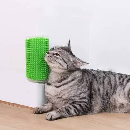 New Pet Cat Corner Scrubber Massager Cat Scratching Scratching Scratcher Cat Brush Comb Massage Corner Brush Pet Supplies